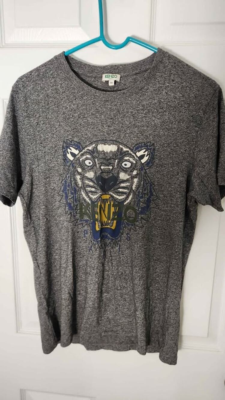 Kenzo Paris Grey Tiger T-Shirt